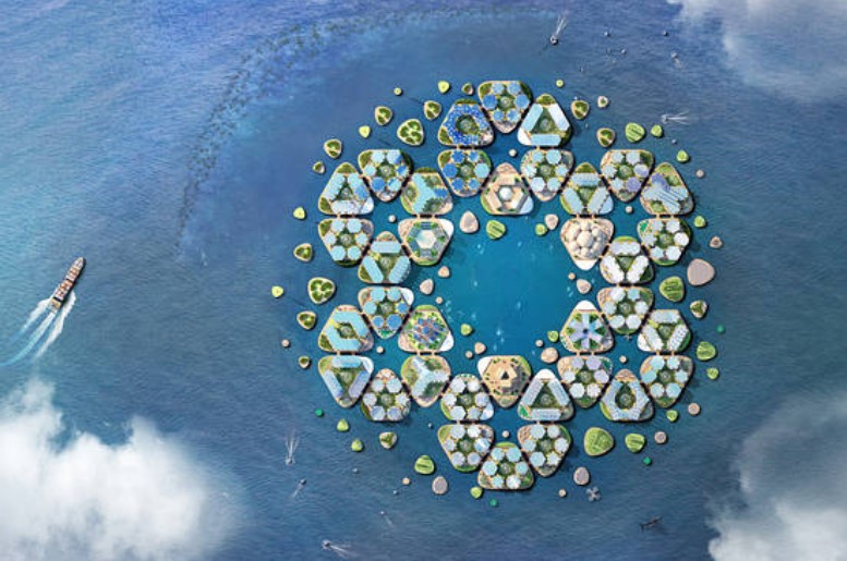 Self-Sustainable, Floating Cities Proposed in Response to Rising Sea Levels