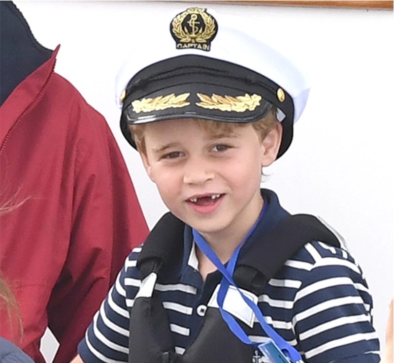 Prince George, 6, Proudly Shows Off His Missing Front Teeth While Sailing With Royal Family