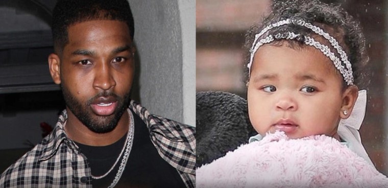 Tristan Thompson Hangs Out With Daughter True, 1, & Mom Gigi