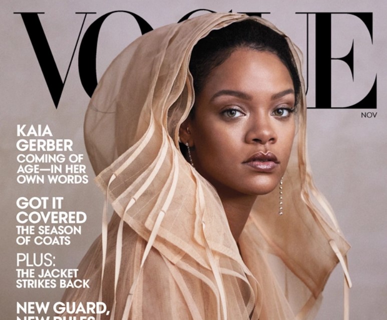 Rihanna Stuns On ‘Vogue’ Cover In SheerCoat & Admits She ‘Absolutely’ TurnedDown Super Bowl Halftime