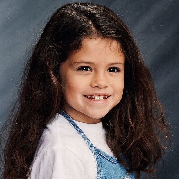 Selena Gomez Matches Justin Bieber’sChildhood IG Pics With One Of Her Own