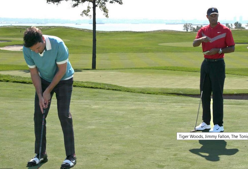 Watch Jimmy Fallon and Tiger Woods Find the Ultimate Treasure During a Golf Match