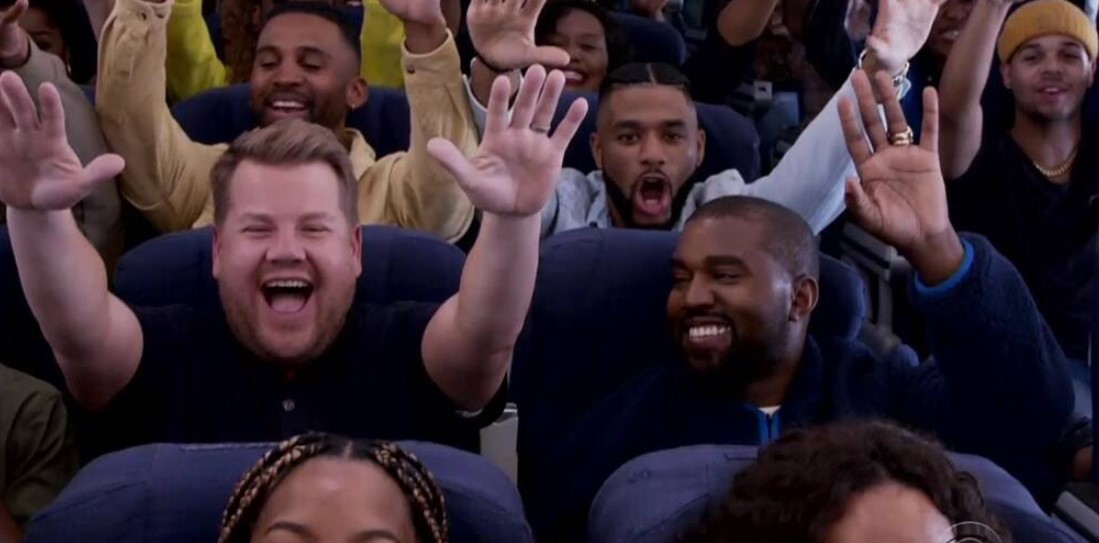Kanye West Finally Did Carpool Karaoke, But On a Plane