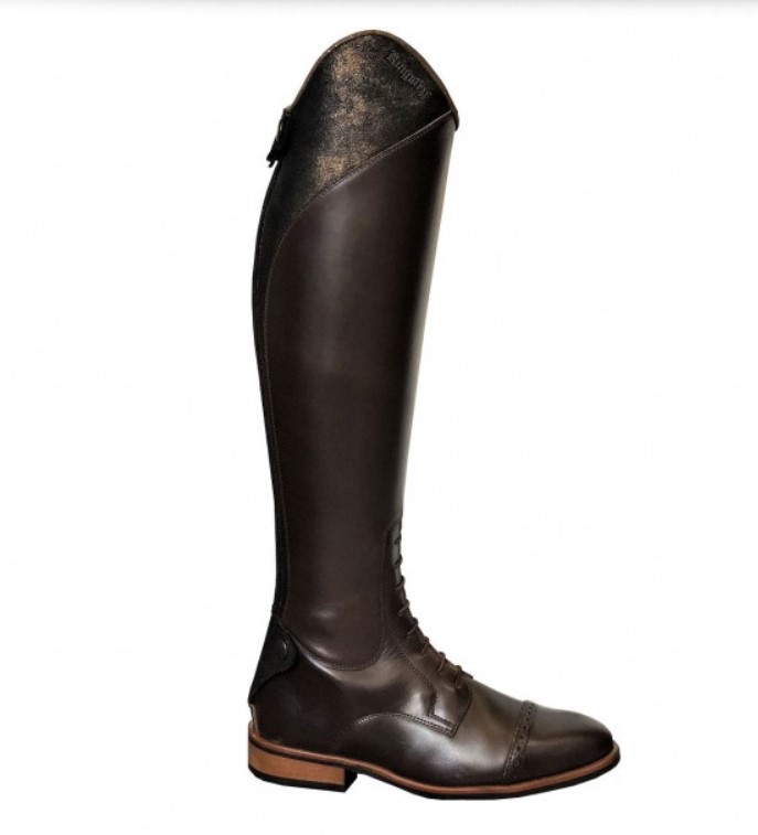 Olbia Brown Riding Boots with Paula Top