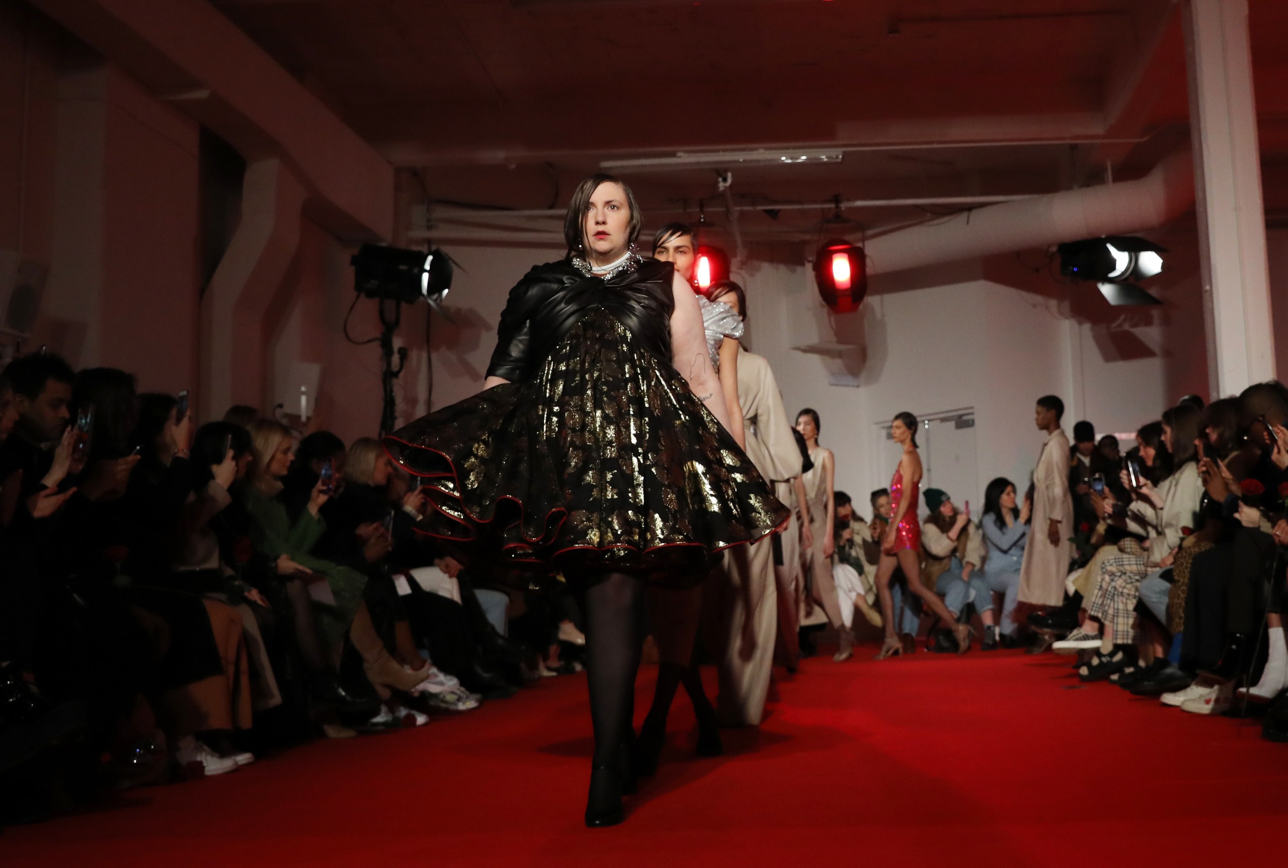 Lena Dunham on Walking Her First Runway at London Fashion Week