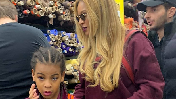 Beyonce & Blue Ivy, 8, Twin In MatchingIvy Park Outfits On Shopping Date