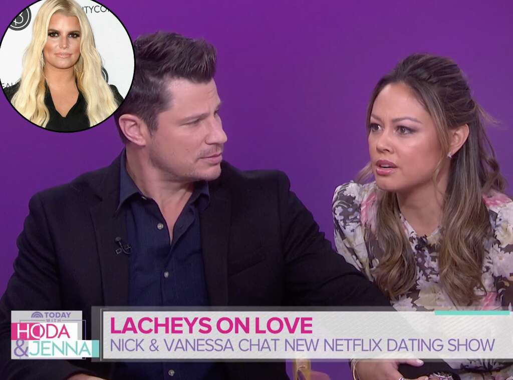 Watch Nick Lachey and Vanessa Lachey’s Awkward Reaction to Jessica Simpson Mention