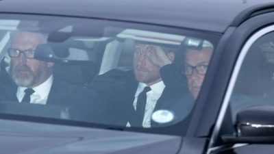 Prince Harry arrives too late to say goodbye to Queen Elizabeth